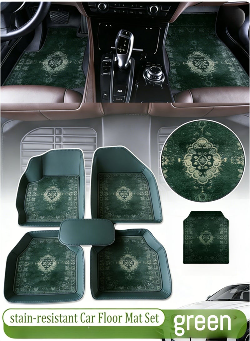 Classic Car Floor Mats - Set of 4, Wear-Resistant & Stain-Proof Vehicle Protection - Image 1