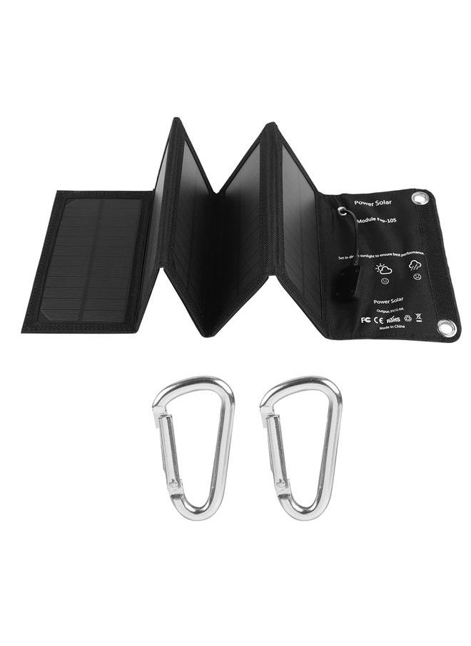 Thoraya Solar Charger 12W Solar Charging Panel Portable With USB Port for Cellphone and More  - Image 1