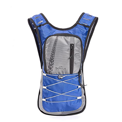 Tripole Hydration Backpacks for Cycling and Trail Running | Without Bladder (Blue) - Image 1