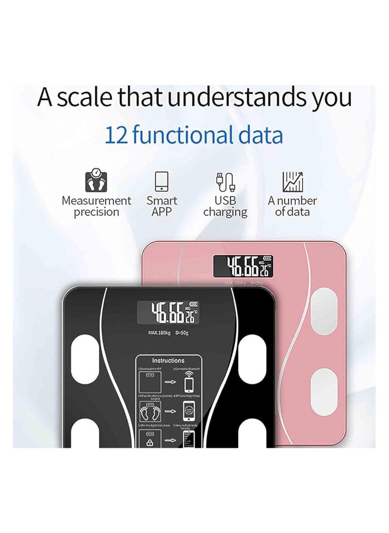 INFLUX Smart Digital Weighing Scale for Body Weight - Bluetooth Weight Machine with App for iOS & Android, Scale for Body Monitoring - Digital Weighing Scale for Home, Kitchen & Fitness Tracking  - Image 4