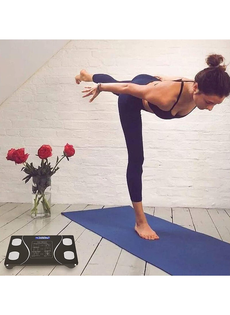 INFLUX - Smart Digital Weighing Scale for Body Weight - Bluetooth Weight Machine with App for iOS & Android, Scale for Body Monitoring - Digital Weighing Scale for Home, Kitchen & Fitness Tracking - Image 1