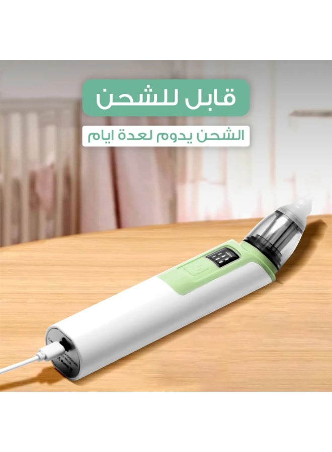 Hulami Electric Baby Nasal Aspirator – 5 Suction Levels with LCD Display & USB Charging - Image 5
