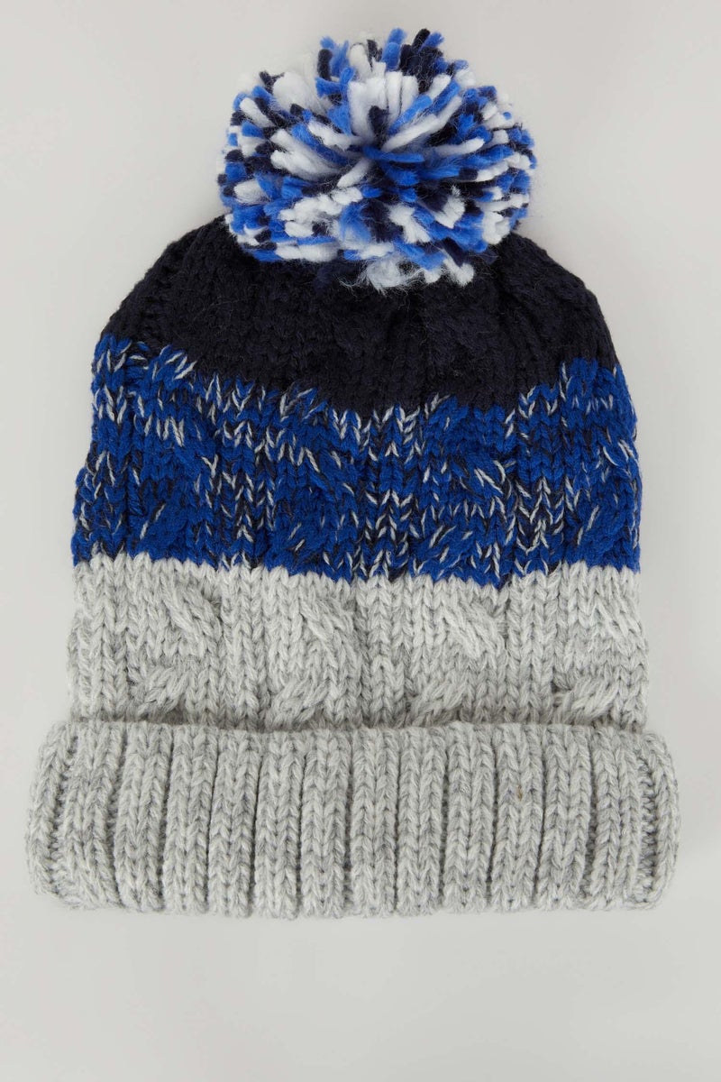 DeFacto Multicolour Boy Boy Pompom Knitwear Beret Casual - Image 2