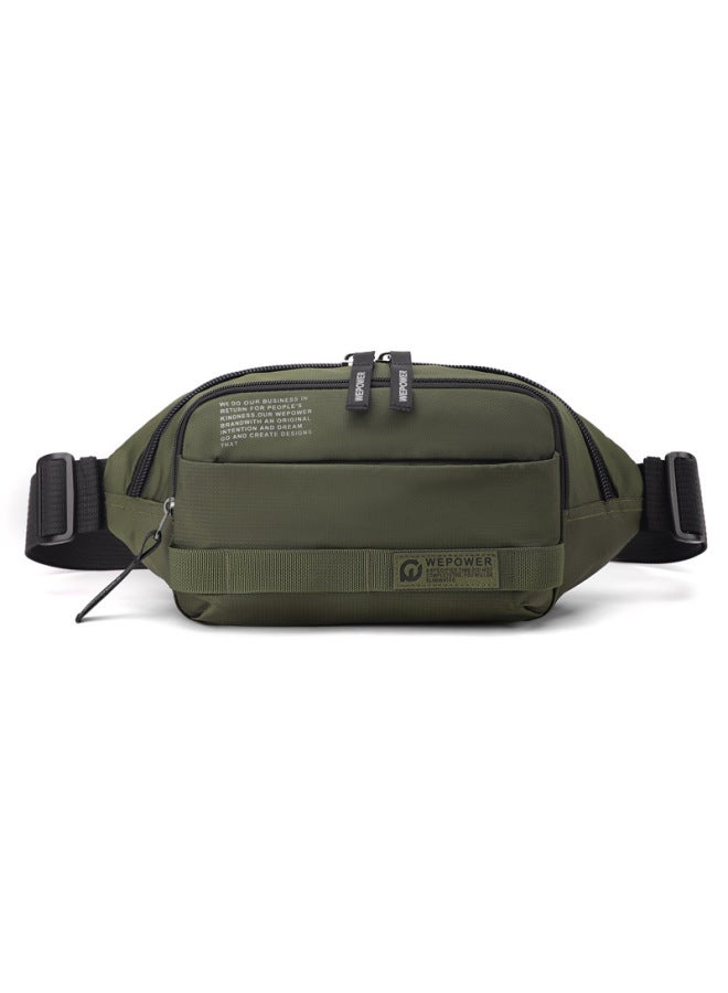 WEPOWER New Men's Waist Bag Simple Trend Crossbody Bag Chest Bag Sports Small Bag Travel Chest Bag - Image 1