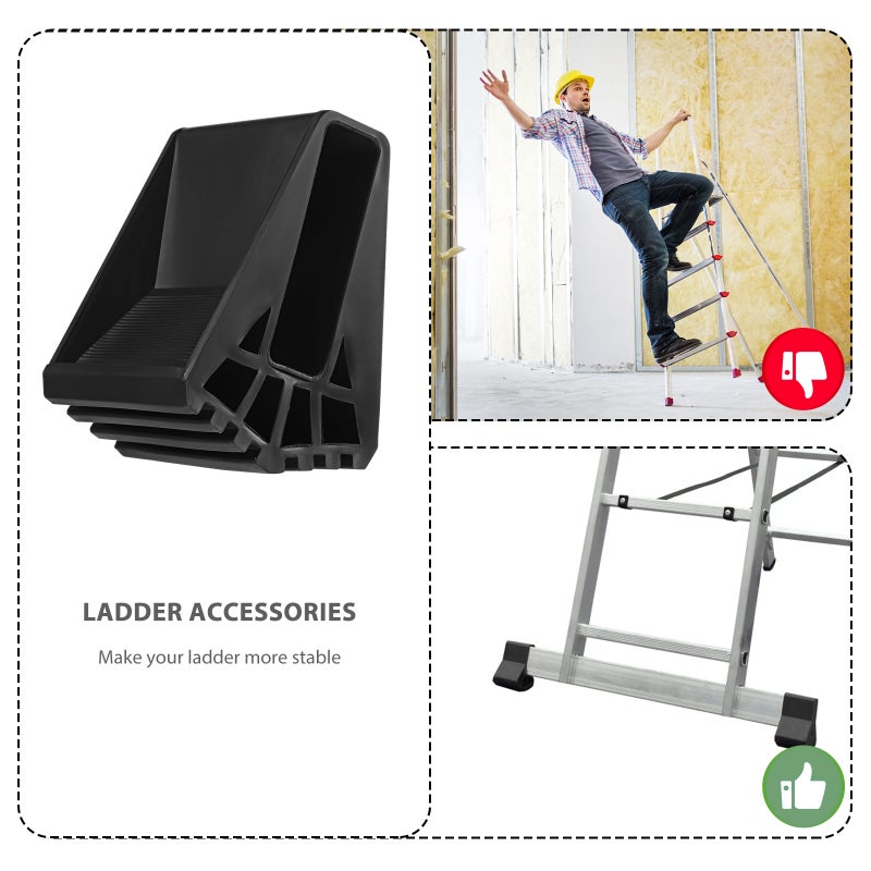 Ladder Feet Covers, Floor Protection, Non-Slip Stabilizers - Image 4