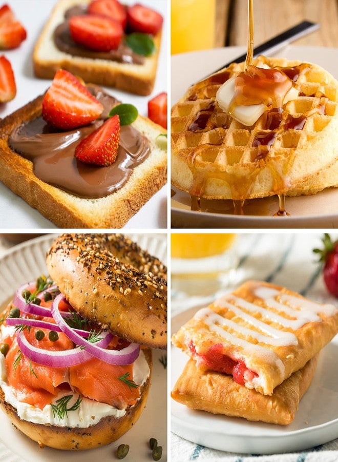 Nostalgia MyMini Single Slice Toaster | 1.25" Wide Slot, Portion Control, Compact Design, Adjustable Temperature, Cancel, Defrost, and Bagel Button | Removable Crumb Tray | Red - Image 5