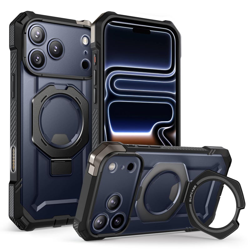 SUPCASE for iPhone 17 Pro Max Case with Kickstand Unicorn Beetle Grip Camera Control Cover Compatible with MagSafe MilitaryGrade Drop Protection Heavy Duty Magnetic Phone Case Black - Image 2