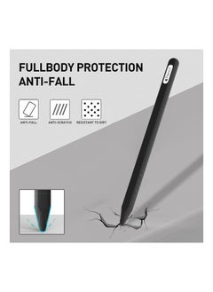 Y&D Case for Apple Pencil 2nd Generation, 2 Pack Protective Silicone Cover + Nibs Fit iPad Pro 11 12.9 Inch, Soft Sleeve Compatible with Magnetic Charging and Double Tap  - Image 4
