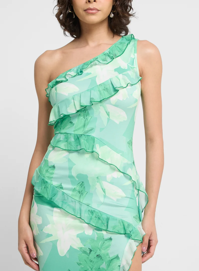 ELLA Floral Ruffle Dress