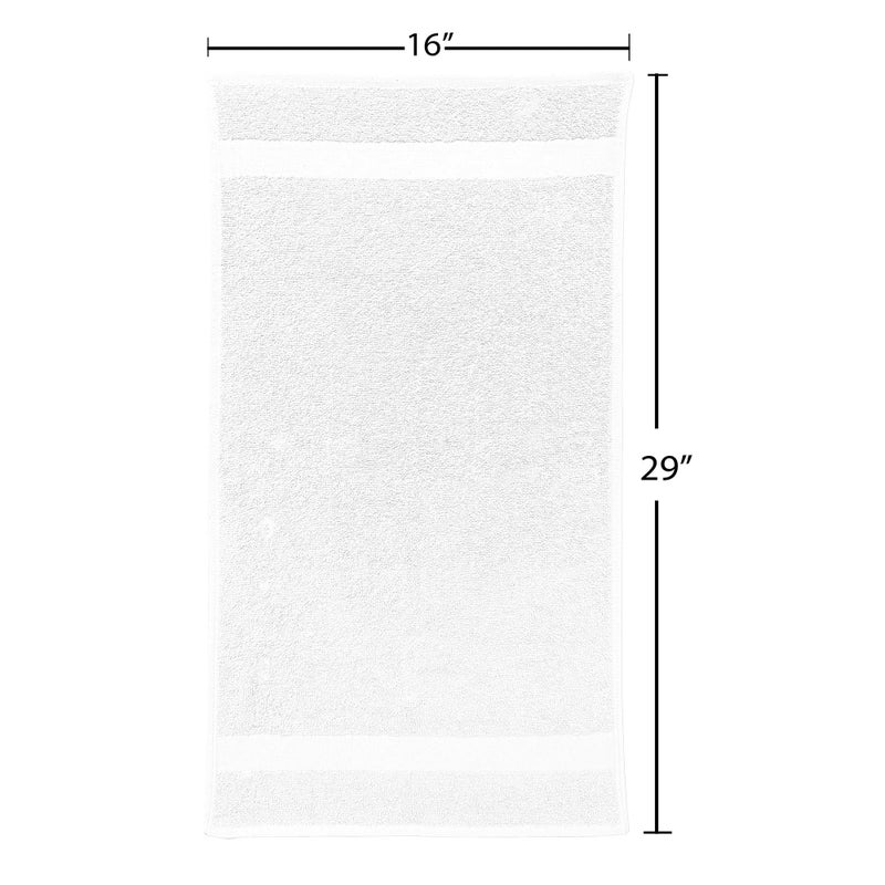 Fromm Colorsafe 100% Cotton Bleach Proof Salon Hair Towels For Hairstylists  Barbers  Spa  Gym In White  16"" By 29""  6 Count Absorbent Stain Resistant Towels For Drying Curly  Long  Wavy Hair - Image 5