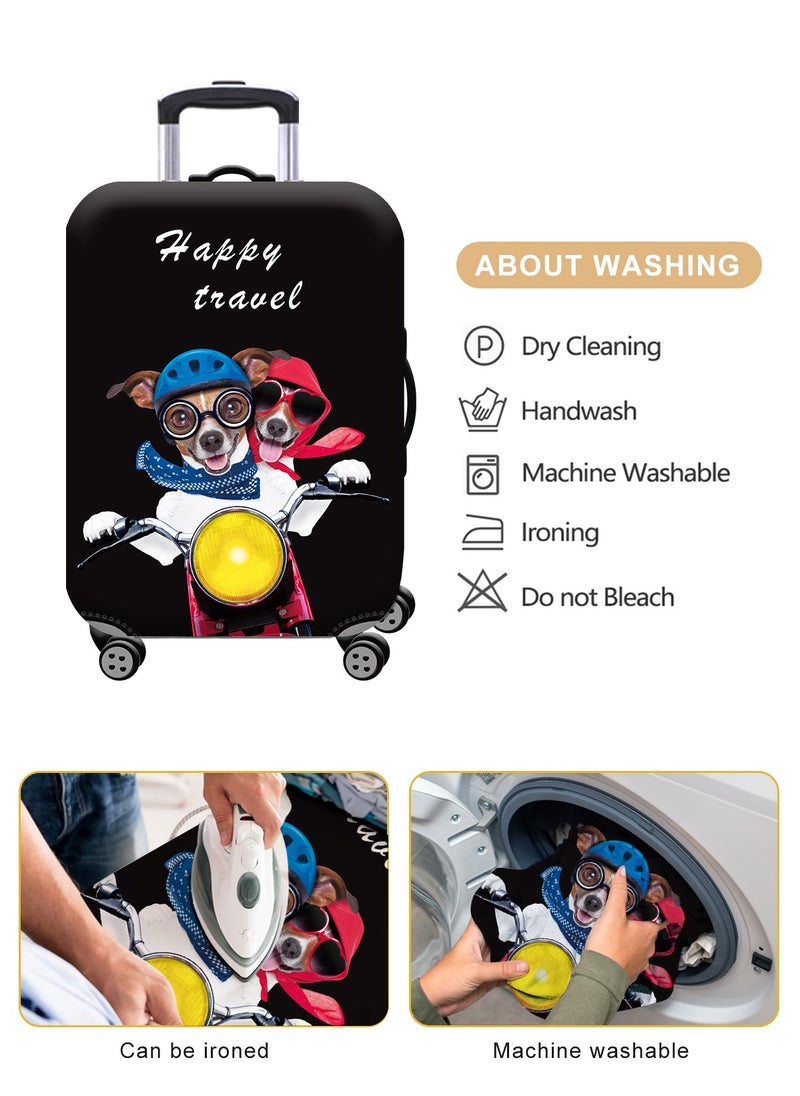 URbazaar Elastic Travel Luggage Cover Travel Suitcase Protective Cover for Trunk Case Apply to 18-30 inch luggage Suitcase Cover  - Image 3