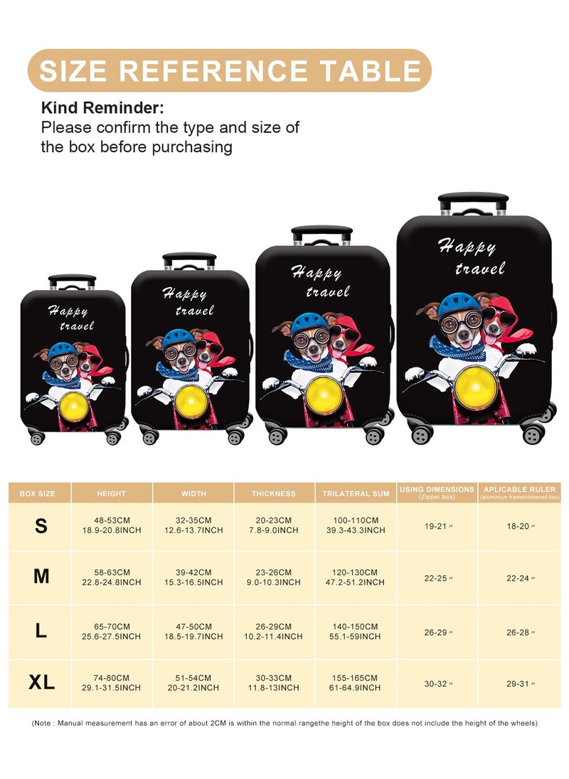 URbazaar Elastic Travel Luggage Cover Travel Suitcase Protective Cover for Trunk Case Apply to 18-30 inch luggage Suitcase Cover  - Image 4