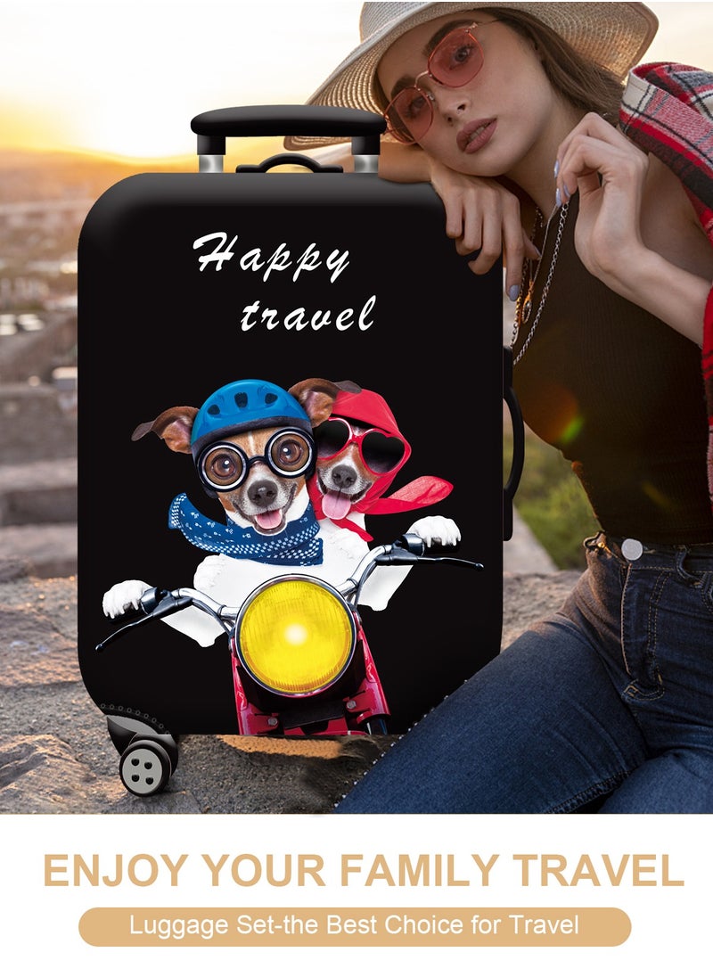 URbazaar Elastic Travel Luggage Cover Travel Suitcase Protective Cover for Trunk Case Apply to 18-30 inch luggage Suitcase Cover  - Image 2