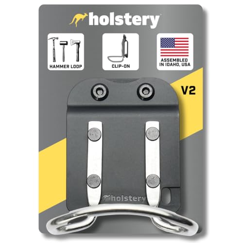 Holstery HammerMaster | Hammer Holder Loop - Clip-On Tool Belt Holster Holds Hammers, Hatchet, or Mallet - Image 1