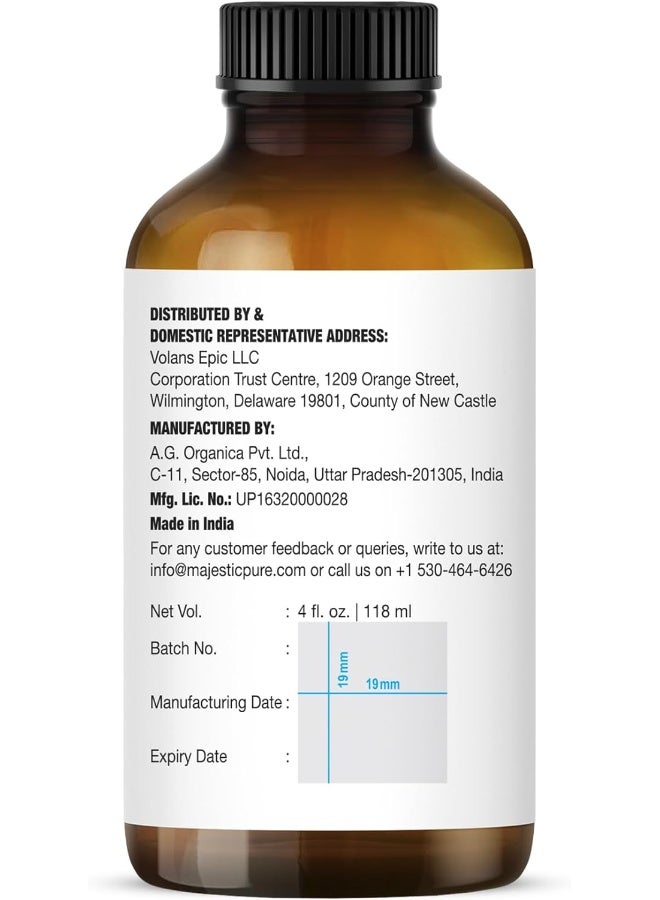 Majestic Pure Frankincense Essential Oil | 100% Pure And Natural Frankincense Oil | Premium Grade Essential Oils For Hair Care, Home Diffusers, Skin, Aromatherapy, Massage And Humidifiers | 118 Ml - Image 3