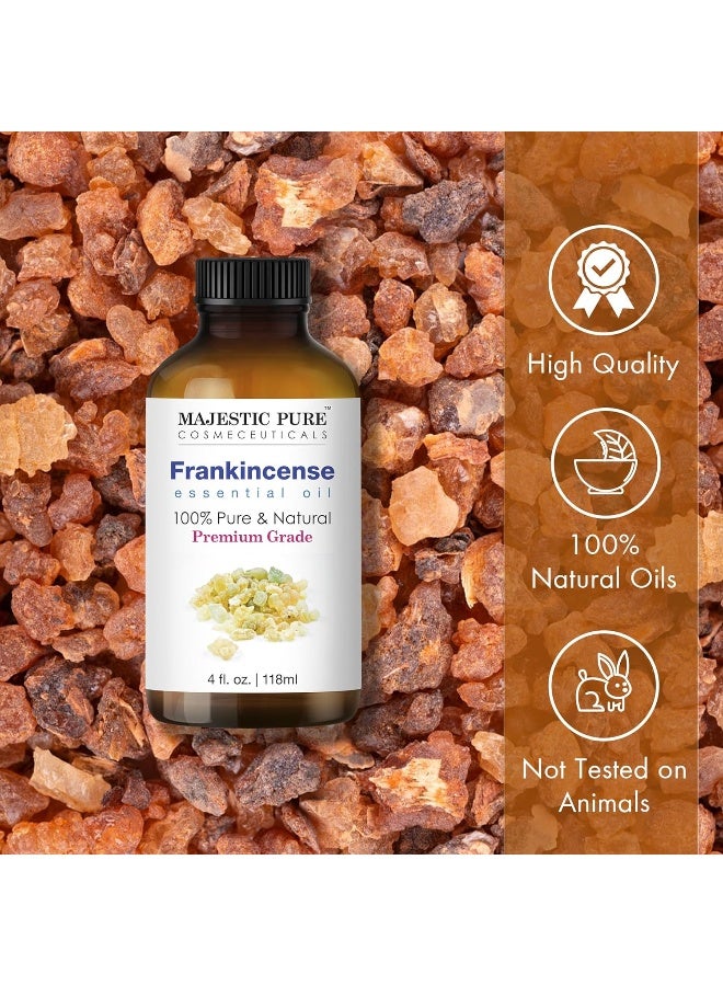Majestic Pure Frankincense Essential Oil | 100% Pure And Natural Frankincense Oil | Premium Grade Essential Oils For Hair Care, Home Diffusers, Skin, Aromatherapy, Massage And Humidifiers | 118 Ml - Image 5