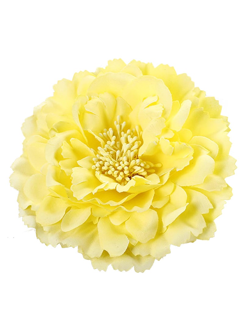 Geek-M Hair Flower Clips Brooch Boutique Hair Accessories Bohemia Hairpins for Women Girls Yellow 1 Count Pack of 1 