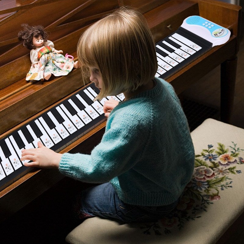 Piano Keyboard Stickers Transparent PVC 61 88 Keys Color-Coded - Easy To Remove Beginner Piano Learning Aid for Kids Electronic Piano Beginners - Image 3
