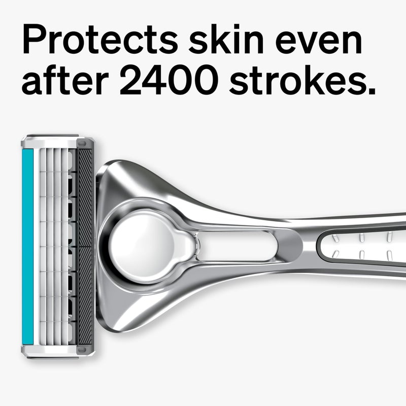 Schick Quattro Titanium 4-Blade Razors for Men | 1 Mens Razor Handle and 16 Refill Blades for Shaving - Image 3