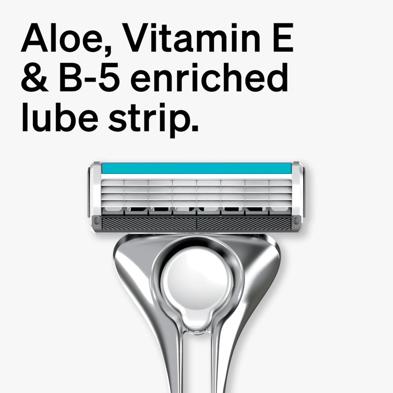 Schick Quattro Titanium 4-Blade Razors for Men | 1 Mens Razor Handle and 16 Refill Blades for Shaving - Image 5