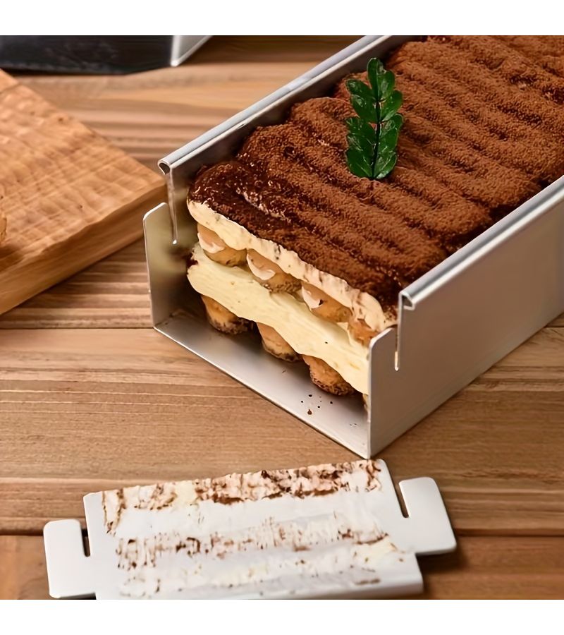 1pc Tiramisu Baking Mold Rectangular Non Stick Easy Demold Durable For Tiramisu Brownies Cakes Mousse Parties Christmas Thanksgiving - Image 3