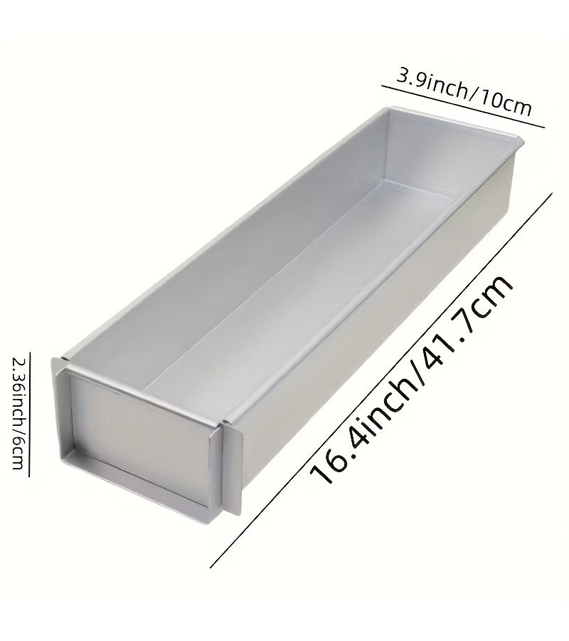 1pc Tiramisu Baking Mold Rectangular Non Stick Easy Demold Durable For Tiramisu Brownies Cakes Mousse Parties Christmas Thanksgiving - Image 2