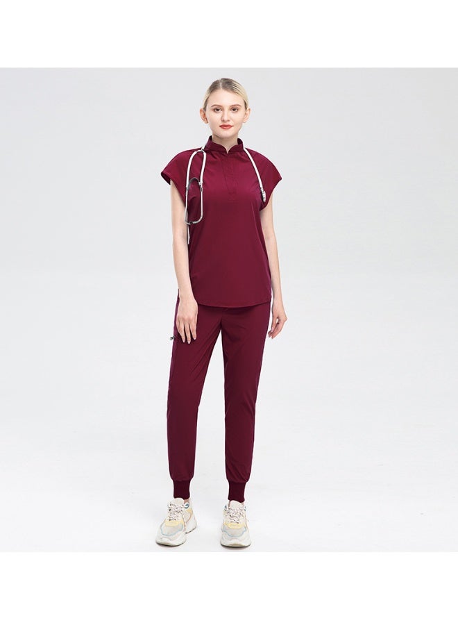 NIBEMINENT Fashion Hospital Doctor Work Clothes Women Clinical Surgical Uniforms Medical Scrubs Uniforms Nurse Accessories Dental Workwear - Image 2