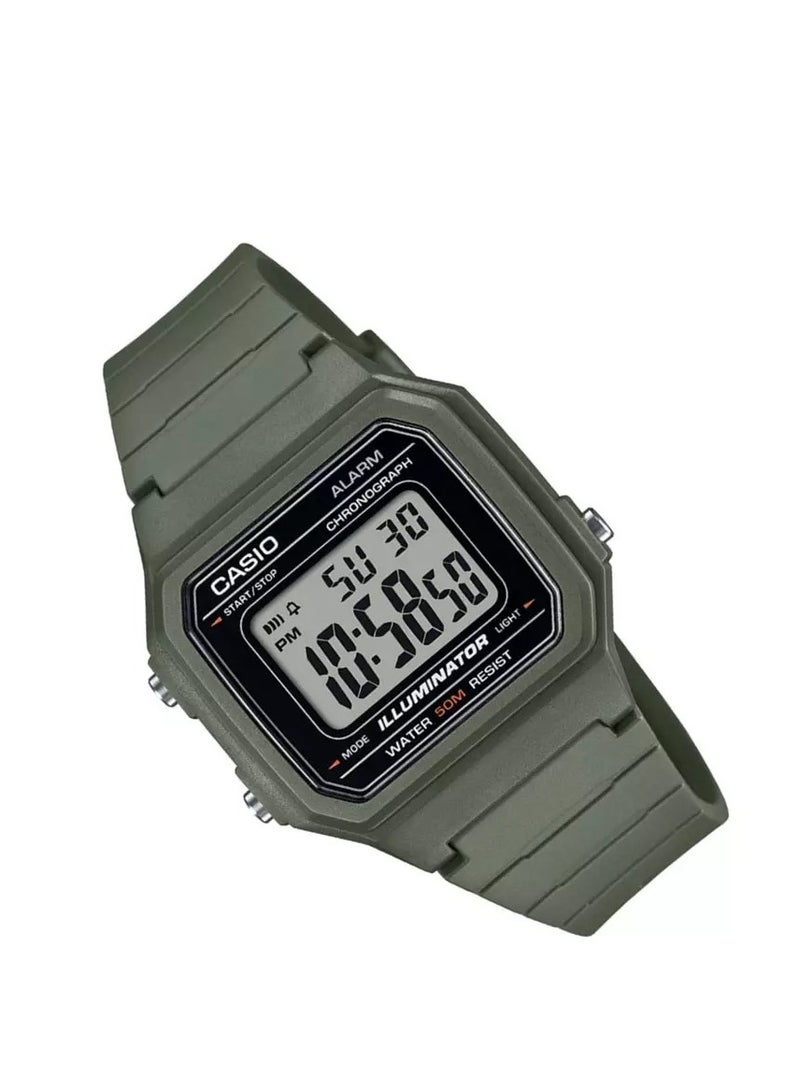 كاسيو ساعة شبابيه رقمية للرجال - W-217H-3AVDF - Image 3