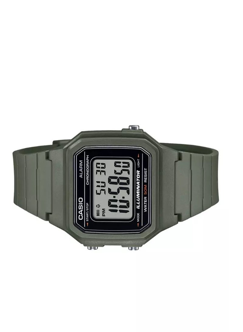 كاسيو ساعة شبابيه رقمية للرجال - W-217H-3AVDF - Image 4