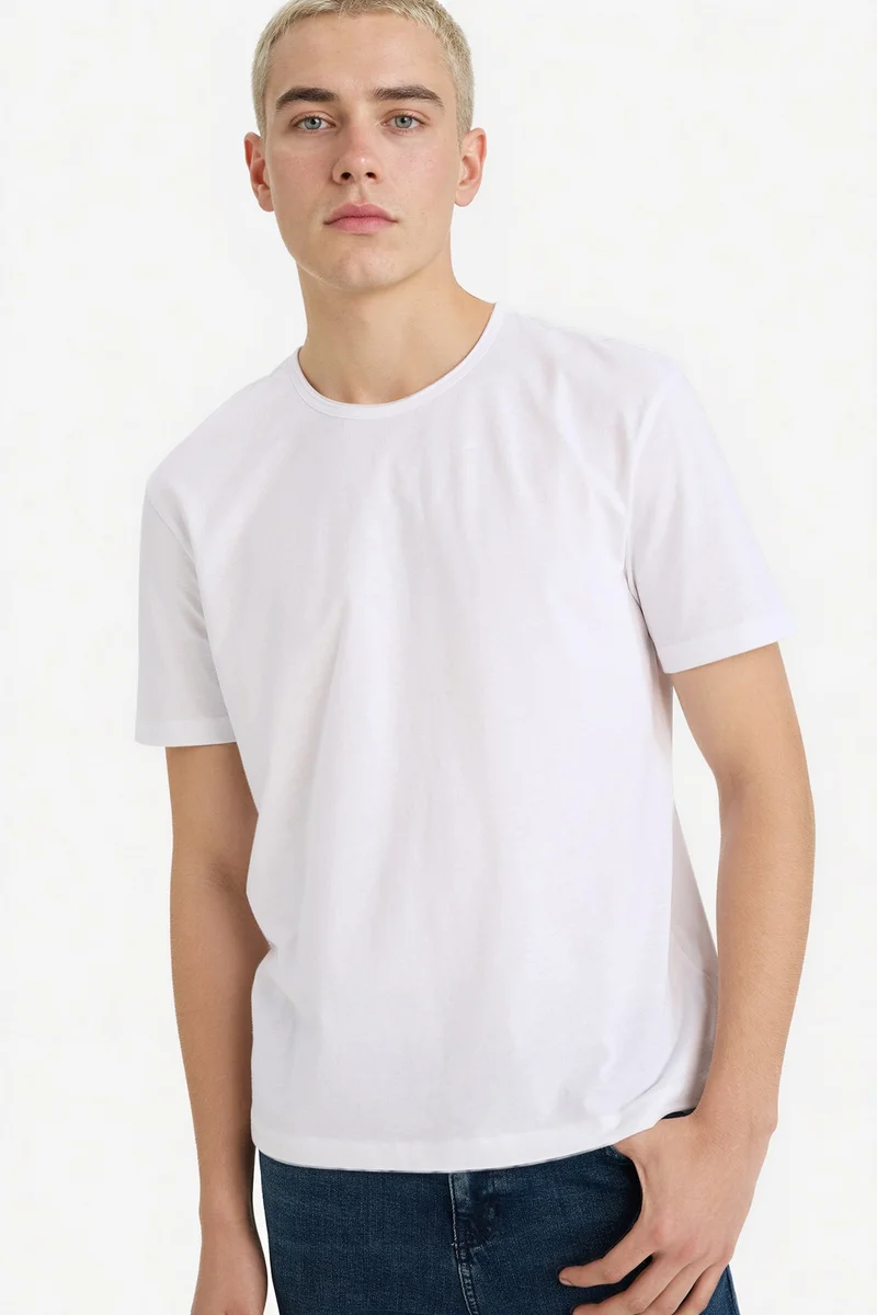Defacto 100% Cotton Heavy Fabric T-Shirt