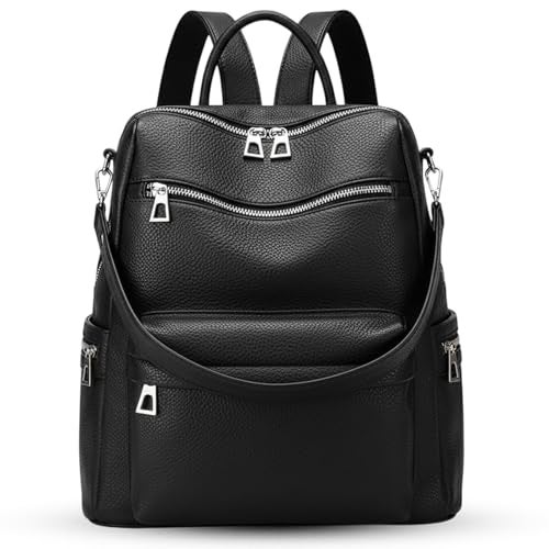 CLASSIC SMUGGLER Backpack Bags for Women/Girls Stylish Shoulder Sling Handbag Purse Office Travel College Daily-Use Convertible 13 Inch Laptop Backpacks Corporate (Black) - Image 1