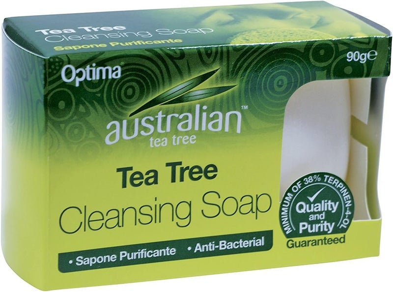 australian tea tree THREE PACKS of Australian tea tree Cleansing Soap 90g