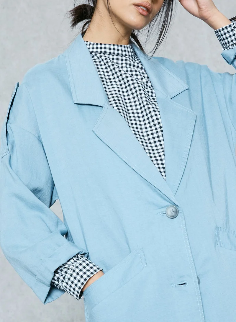 TOPSHOP Longline Duster Coat