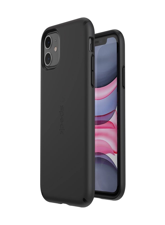 Speck iPhone 11 and iPhone XR Case - Drop Protection, Built for MagSafe Case for iPhone11 & iPhoneXR - Slim - Black, Black CandyShell Pro - Image 4