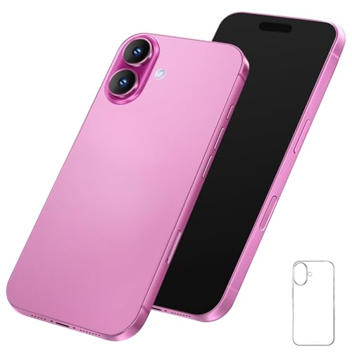 Blue Union Fake Phone Dummy Prop Phone Play Decoy Phone Pear Phone NonWorking Phone 16 Display Phone Look Like Real Phone 16 Pink - Image 1