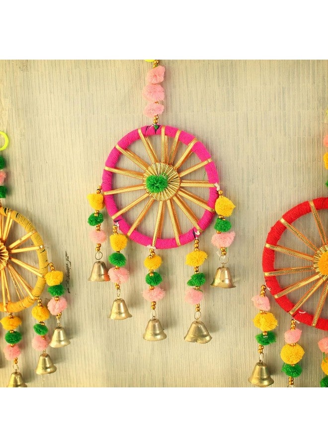 VNQ Universal Happy Colorful Wall Door Hangings for Home Decor|Diwali Decoration|Bedroom,Balcony,Living Room,Temple,Pooja Room Decoration|Festival Decoration Items for Home Multi - Image 4
