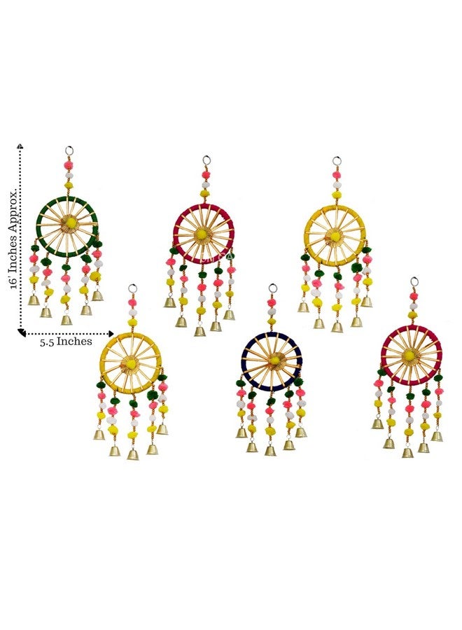 VNQ Universal Happy Colorful Wall Door Hangings for Home Decor|Diwali Decoration|Bedroom,Balcony,Living Room,Temple,Pooja Room Decoration|Festival Decoration Items for Home Multi - Image 3