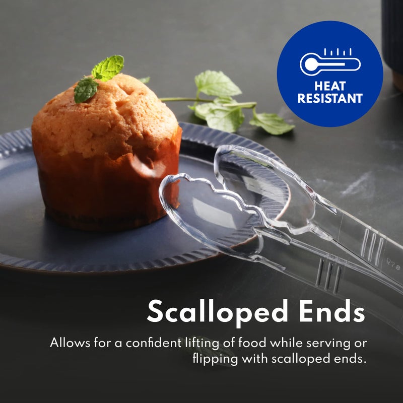 New Star Foodservice 35711 Utility Tong, High Heat Plastic, Scalloped, 6 inch, Set of 12, Green - Image 5