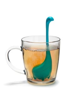 Y&D Baby Loose Leaf Tea Infuser, Cute Infuser Strainer, Leak Filter, Gifts - Long Handle Neck, Ball Body Lake Monster Silicone for Herbal  - Image 2