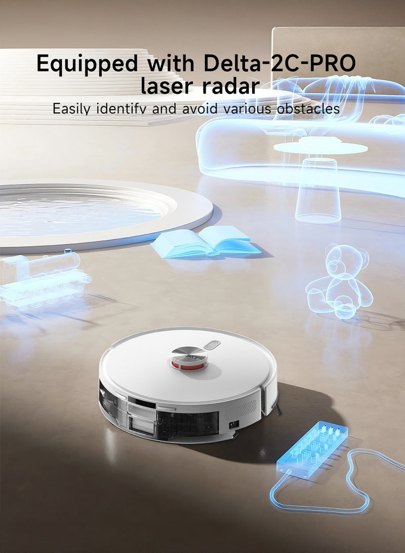 Lydsto روبوت مكنسة وممسحة R1D إيدج مع تخطيط LDS دقيق وتحكم عبر تطبيق واي فاي - Image 4