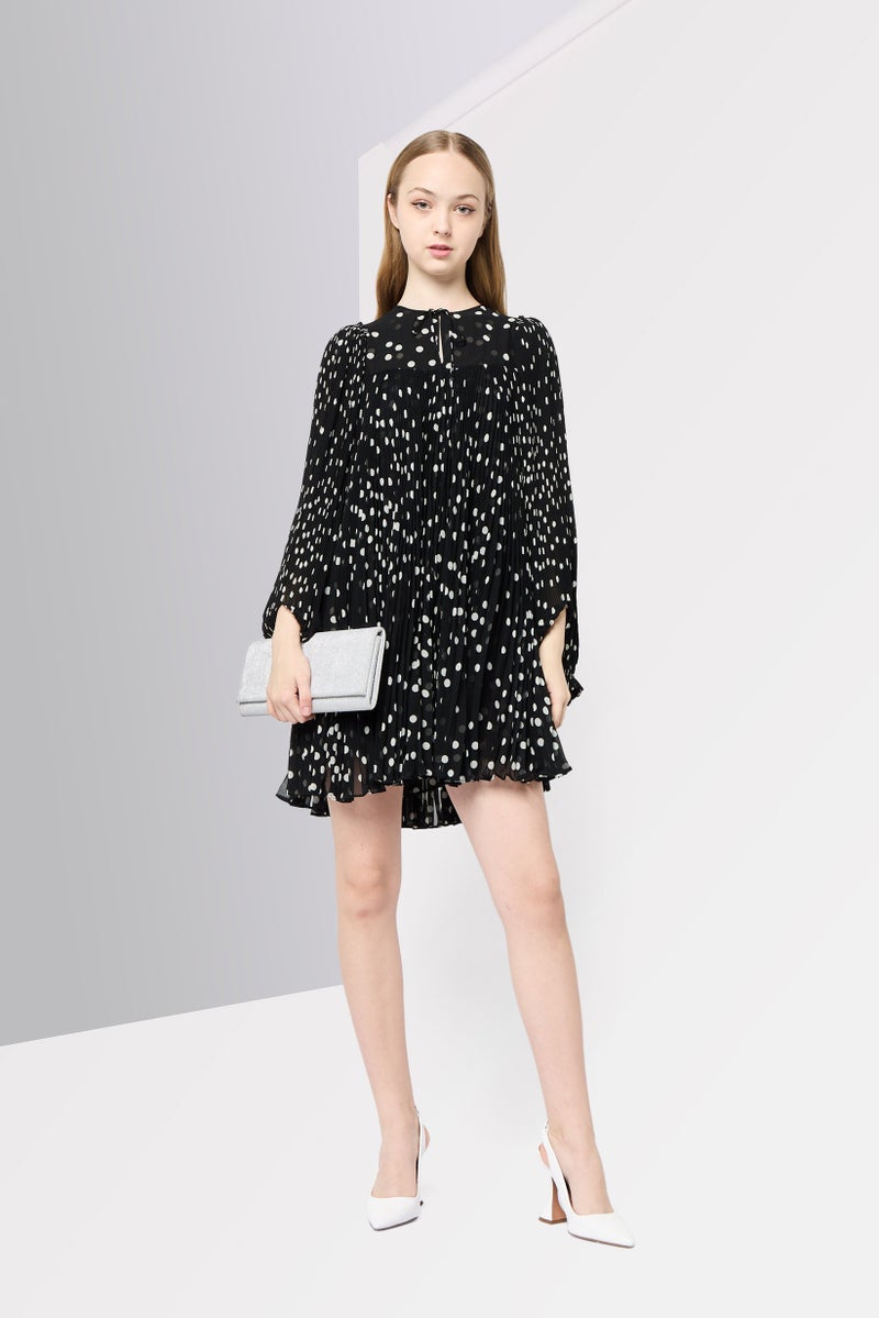 STELLA MCCARTNEY Women Polka Dots Mini Dress, Multicolor  - Image 3
