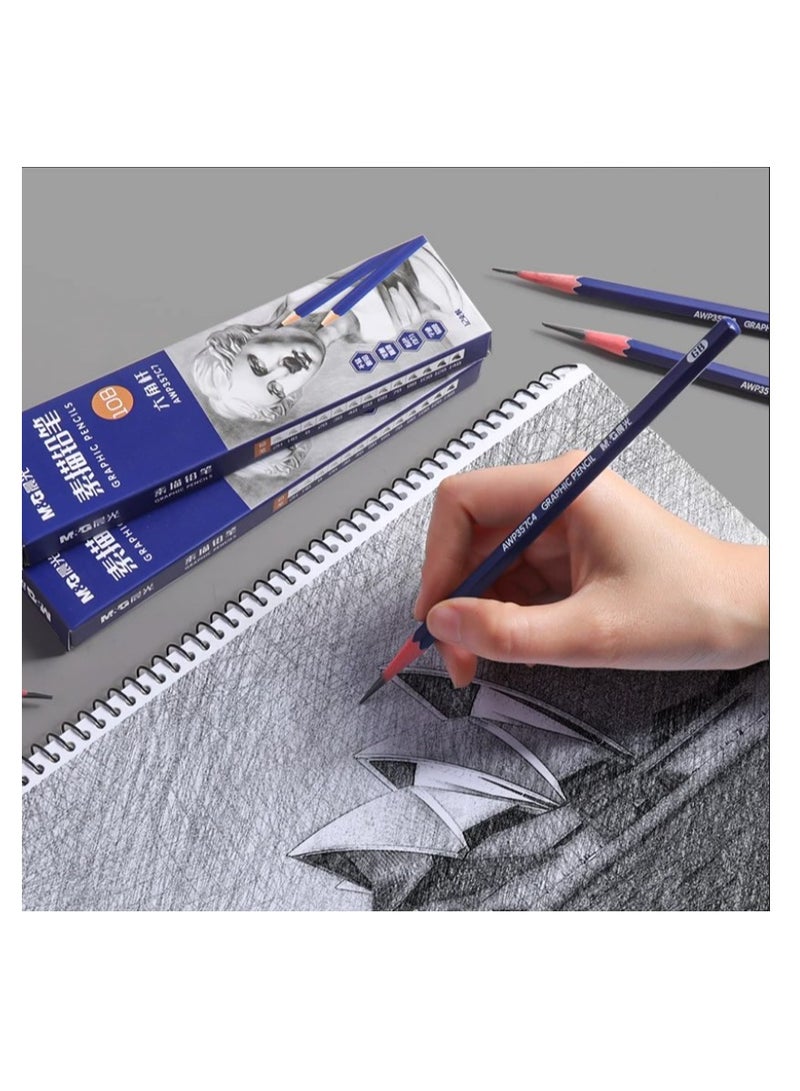 M&G M&G Chenguang Sketch Charcoal Pencil Professional Painting - Hard- No:AWP357D3 - Image 2