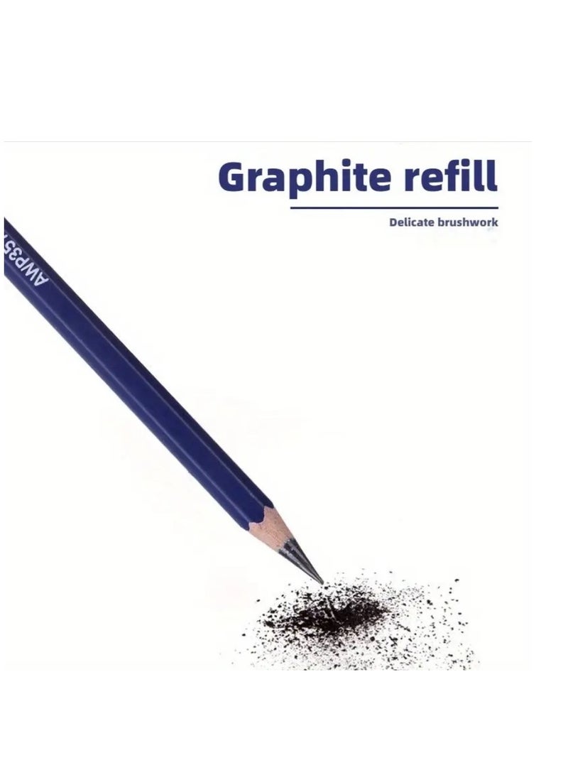 M&G M&G Chenguang Sketch Charcoal Pencil Professional Painting - Hard- No:AWP357D3 - Image 5