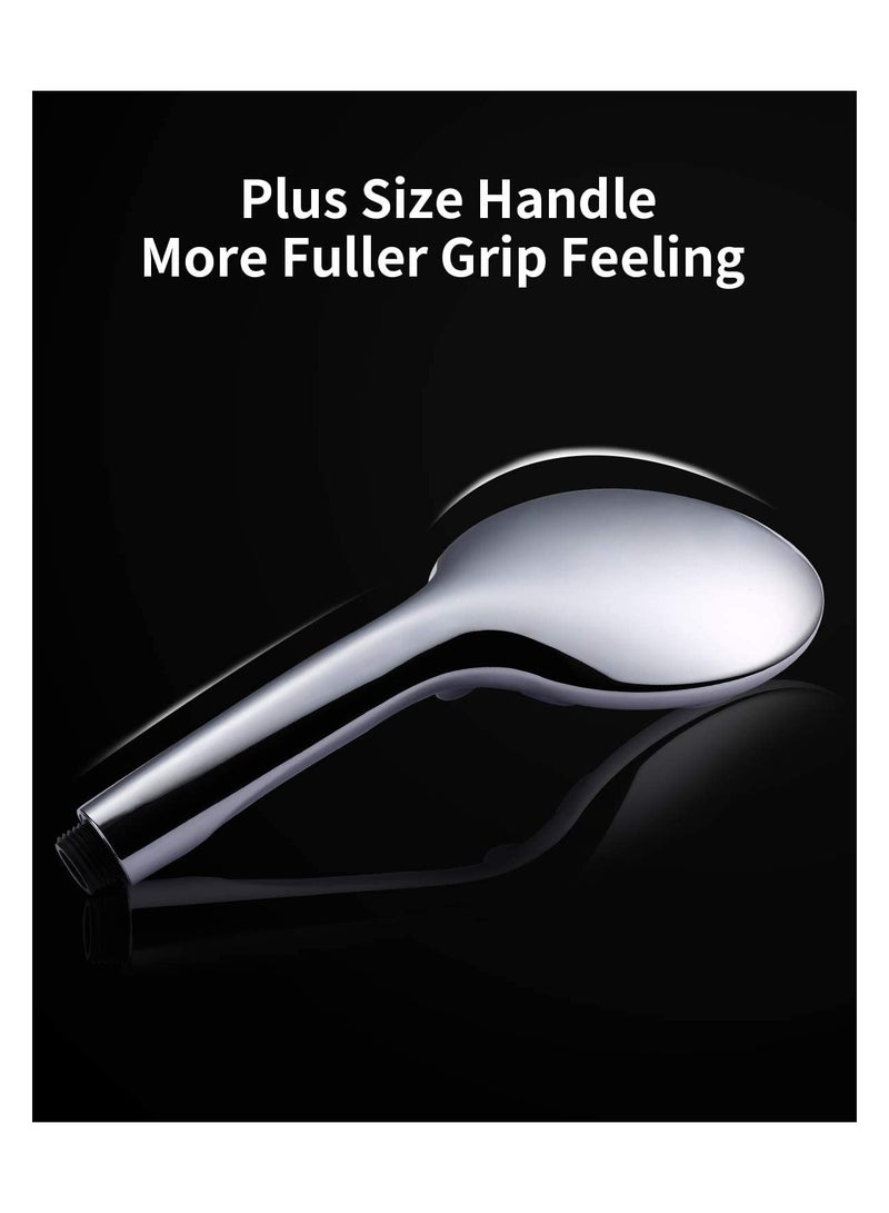 SYOSI Shower Head Handheld Showerhead Set 9 Settings High Pressure Handheld Shower Head with Massage Spa and Pause Mode Easy to Install Chrome Finish - Image 3