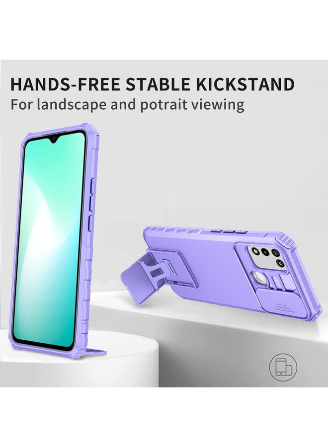 اس-توب جراب لهاتف Infinix Hot 10 Play/11 Play، جراب هاتف مجسم مزود بحامل منزلق وكاميرا - Image 5