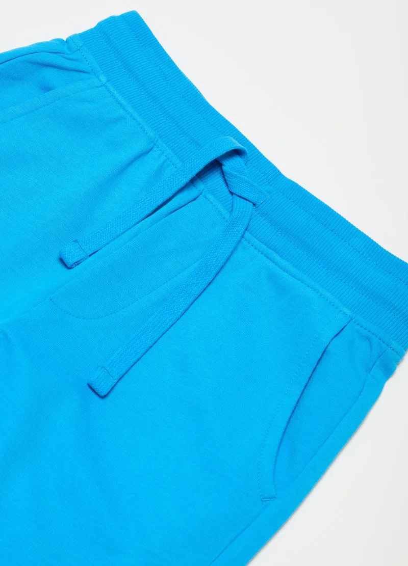 Ovs Fleece Bermuda Shorts With Drawstring