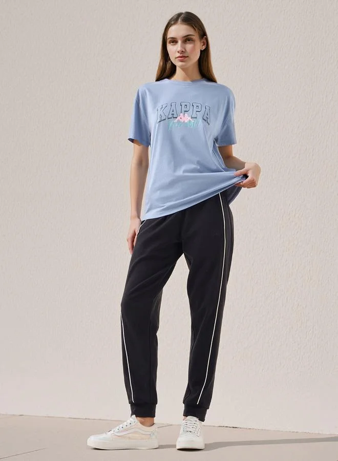 Kappa Kappa Graphic Print T-shirt with Crew Neck