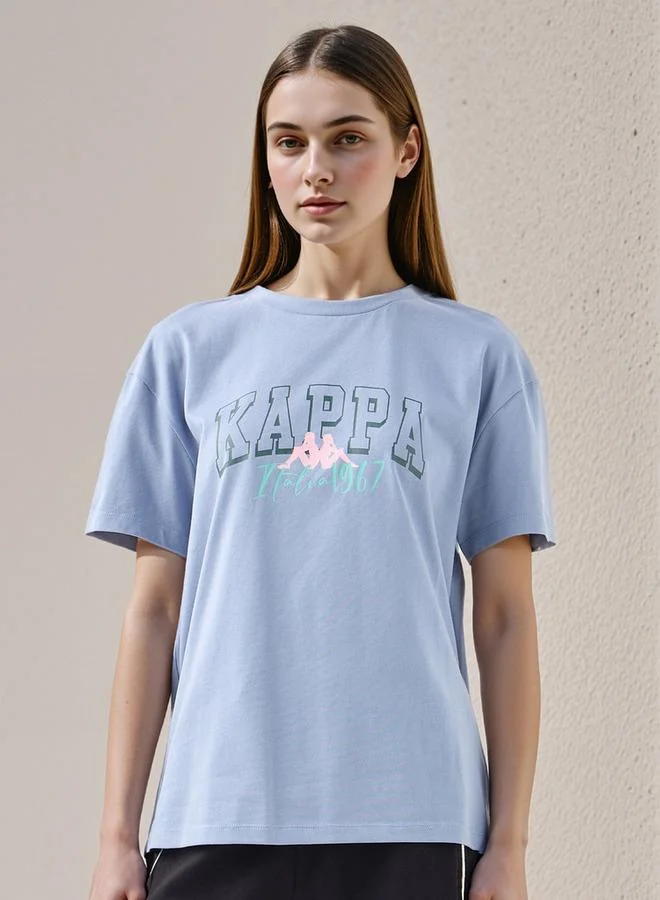 Kappa Kappa Graphic Print T-shirt with Crew Neck