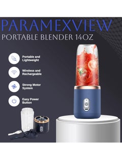 ROEIEIS Personal Blender for Shakes and Smoothies, Portable Mixer, Fruit Juicer USB Rechargeable with 6 Blades, Handheld Blenders for Sports Travel and Outdoors, Small Electric Blende  - Image 4