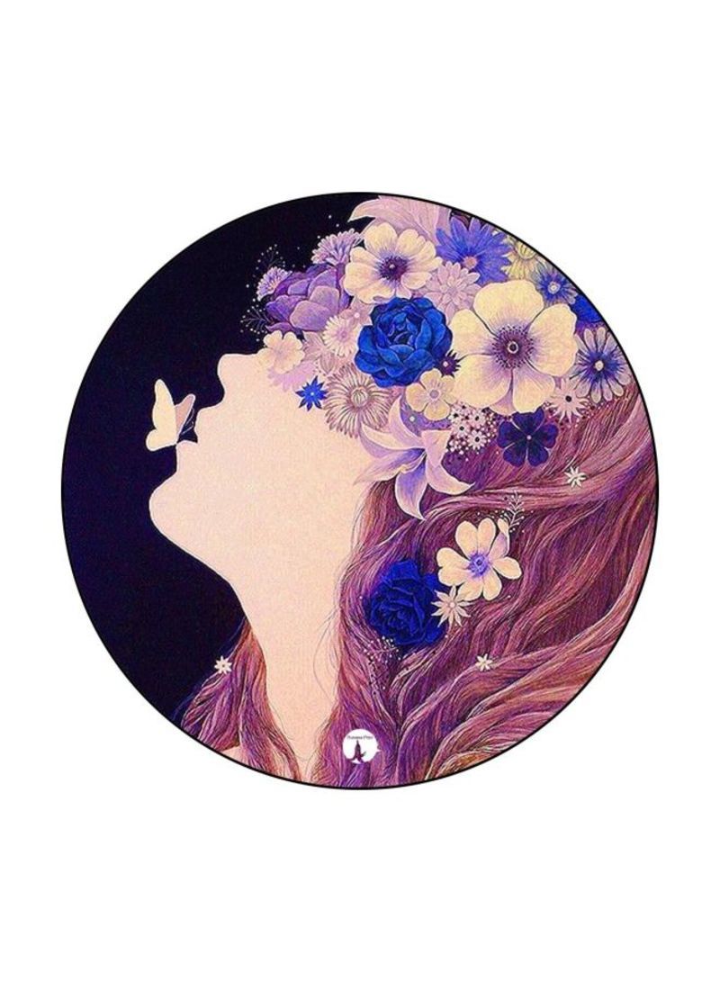 RKN Girl Printed Fridge Magnet  Blue/Beige - Image 2